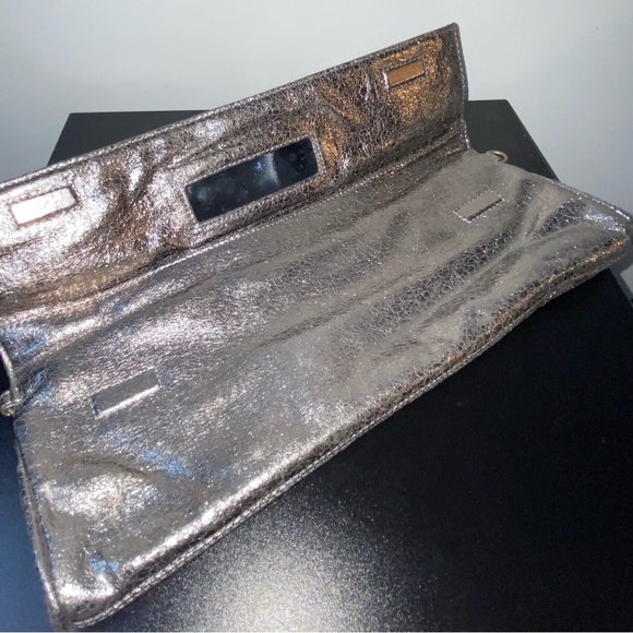 Franchi Collection silver shimmer clutch - Picture 3 of 4